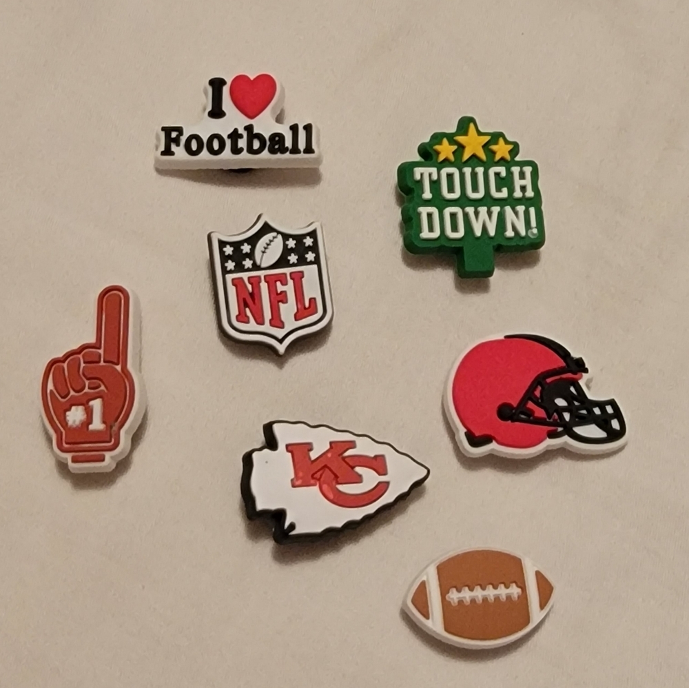 Chiefs Football Croc Charms